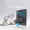 INSTADRIVE XXL Brillentücher 30x30cm – Brillenputztücher aus Microfaser für die