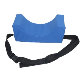 Head Positioner Pillow Blue PU Leather Breathable Comfortable Neck Support Pillow Wheelchair Headrest Neck Stabilizer Pillows