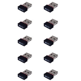 10X Realtek USB Inalámbrico 802.11B/G LAN Tarjeta WiFi Adaptador de Red Rtl8188