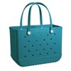 Lake Blue Rubber Beach Bag Beach Tote Bag - Rubber
