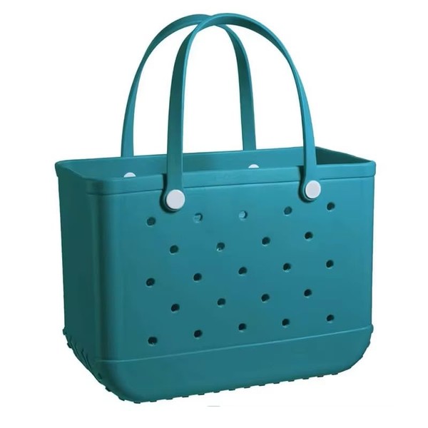Lake Blue Rubber Beach Bag Beach Tote Bag - Rubber