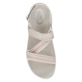 Dansko Rayna Fully Adjustable Sport Sandal for Women - Lightweight EVA Midsole and Rubber Outsole Natural Arch for Support - Hook & Loop Closures Taupe Multi 7.5-8 M US