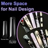 Allstarry Square Nail Tips, 288pcs Extra Long Nails 2XL Full
