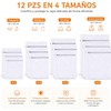 Bolsas para Lavar Ropa, 12 Piezas con Cremallera, 4 Tamaños