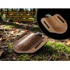 STIFF HIDES Handmade Leather Knife Sheath for Belt– Compact EDC