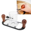 Router Plunge Base Adjustable Circular Locking Design Aluminum Alloy Plunge