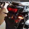 evermotor Motorcycle Indicator, Universal 12 V LED Indicator Motorcycle E