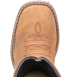 Smoky+Children%27s+Stars+and+Stripes+Patriotic+Western+Cowboy+Boot+-+Vintage+Brown