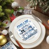 Engrowtic 100 Pieces Christmas Winter Paper Napkins Snowman Disposable Napkins