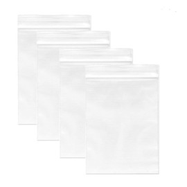 P-SOTER 200Pcs 3 x 4-inch Clear Reclosable Bags and Poly Storage Bags, 2Mil Plastic Bags for Jewelry Beads Pill Cards