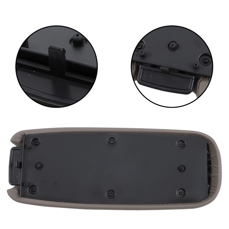 labwork Gray Armrest Center Console Lid Replacement for 1998-2004 Chevy