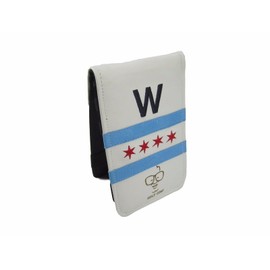 Sunfish Leather golf Scorecard Holder- FLY THE W