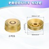 sourcing map 2PCS Guitar Top Hat Bell Knobs, Volume Tone