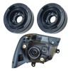 BDZMC 2PCS Car Headlight Cover, 75mm Headlight Dust Cover with