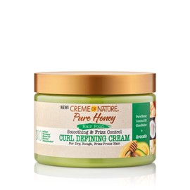 Creme of Nature, Avocado Hair Cream, Curl Cream for Curly Hair, Honey and Avocado Collection, 11.5 Oz