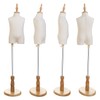 KTMANEQ Kid Dress Form Mannequin with Wood Stand for Clothes