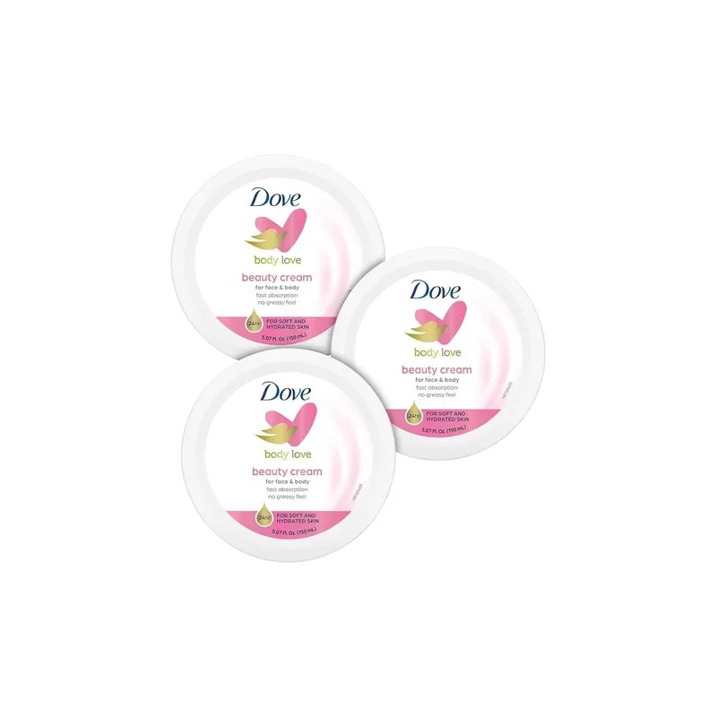 Crema Corporal Dove Body Love Beauty Cream Hidrata 24hr 75ml