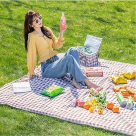 Outdoor Picnic Mat Waterproof Beige/150x150