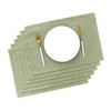 AOKSUNOVA Table Mats Fabric Washable Set of 6 Green Place