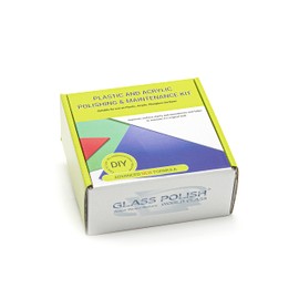 Glass Polish Plastic & Acrylic Polishing Kit by Hand, Restores High Gloss, Repairs Hazy, Fogy & Discolored Plastics
