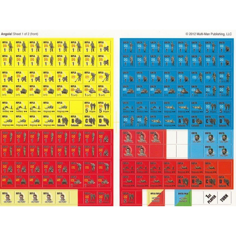 MMP Multi-Man Publishing MMP: Angola Board Game, 2nd Edition
