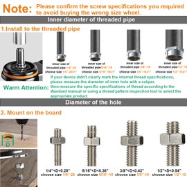 2 Inch Caster Wheels, Threaded Stem Casters Set of 4 Heavy Duty, 5/16"-18x1 (Screw Diameter 5/16", Stem Length 1"), Safety Dual Locking Industrial Castors, Wheels for Cart, Furniture