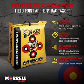 Morrell Yellow Jacket 19LB Portable Stinger Adult Field Point Archery Bag Target