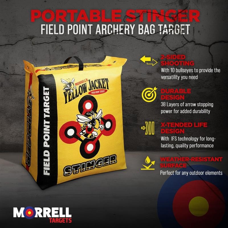 Morrell Yellow Jacket 19LB Portable Stinger Adult Field Point Archery