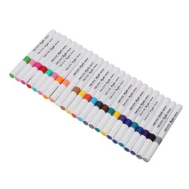 UBEF Marcadores Acrílicos, Marcadores de Pintura Acrílica de Tinta a Base de Agua para Pintura de Bricolaje (24 colores)