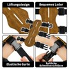 Forearm Protector Archery Leather Arm Guard with Ventilated Design, Protective