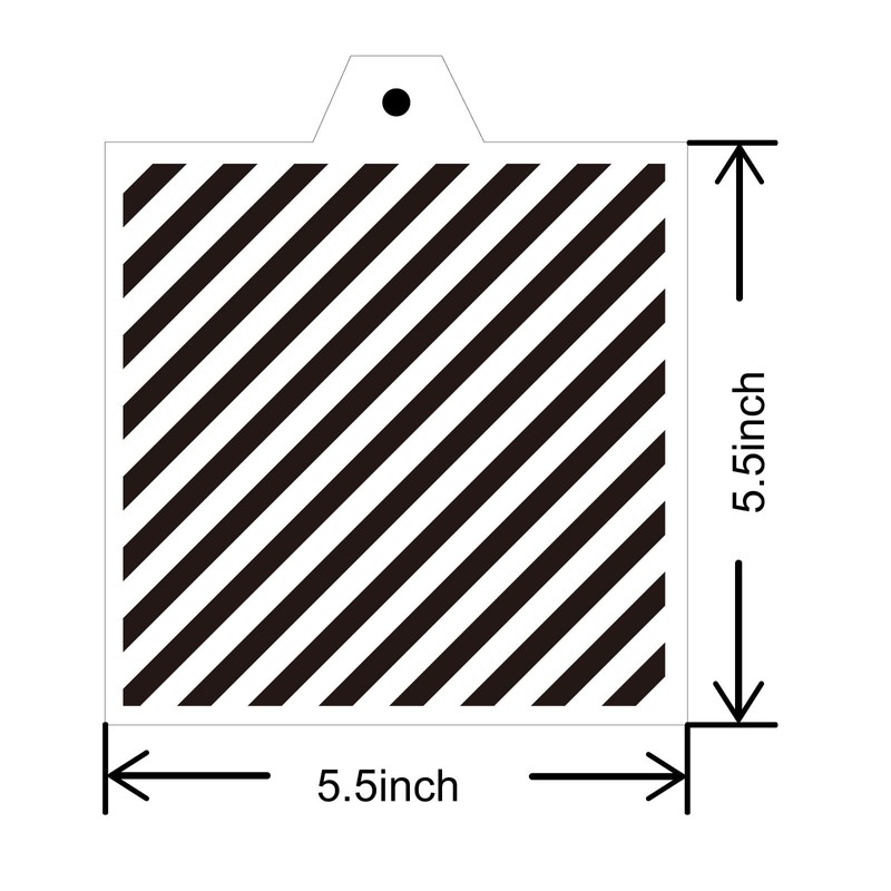 16 Pcs 5.5x5.5in Cookie Stencil DIY Royal Icing Baking Stencils