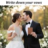 LusofieHis and Hers Book for Wedding - Lined Vow Booklets