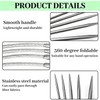 18 Pcs Stainless Steel Circular Knitting Needles Set, Crazy Trio