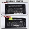 Risipu Clear Pencil Case for Exams Transparent Mesh Pencil Case