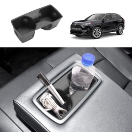 Coleya Rear Seat Armrest Cup Holder Compatible with Toyota RAV4 2019-2024, Rav4 Back Seat Centre Armrest Glove Box Organiser, Toyota RAV4 Accessories Rear Seat Cup Holder