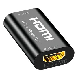Amplificador Repetidor Extensor Señal Hdmi 1080p 3d 4k Color Negro