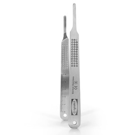 Cynamed Premium Quality Scalpel Handle, Stainless Steel (No. 4 Handle - Fits 20 Series Scalpel Blades)