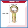 A ABSOPRO Banjo Bolt Hose Barb Fitting/Inner Brake Fuel Line