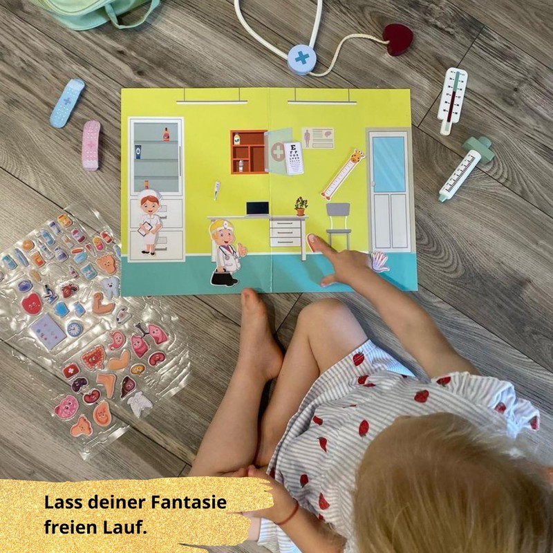 TAKTIK 3D Fun Stickers - The Human Body, 3D Stickers