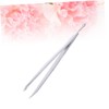 VICASKY 1pc Stainless Steel Multi-functional Eyebrow Clip and Tweezers for
