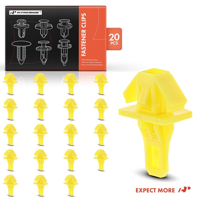 A-Premium 20PCS Nylon Retainer Clip Fasteners Compatible with Honda CR-V