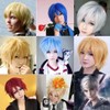 Unisex Short Cosplay Full Wigs Natural Layer Straight Hair Anime