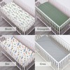 Little Grape Land Fitted Sheet 4pk Leaves, 70 x 140