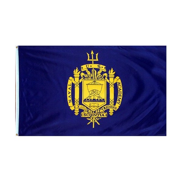 United States Naval Academy Polyester 3x5 Foot Flag USNA USN Midshipmen Navy MD