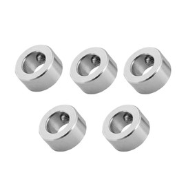 Joyzan Pack of 5 Retaining Ring, 8 mm Shaft Locking Ring, T8 Lead Screw Nickel-Plated Ring, Material Insulation, Adjusting Rings, Boundary Ring, Shaft Ring, Positioner, Positioner, 3D Printer, CNC