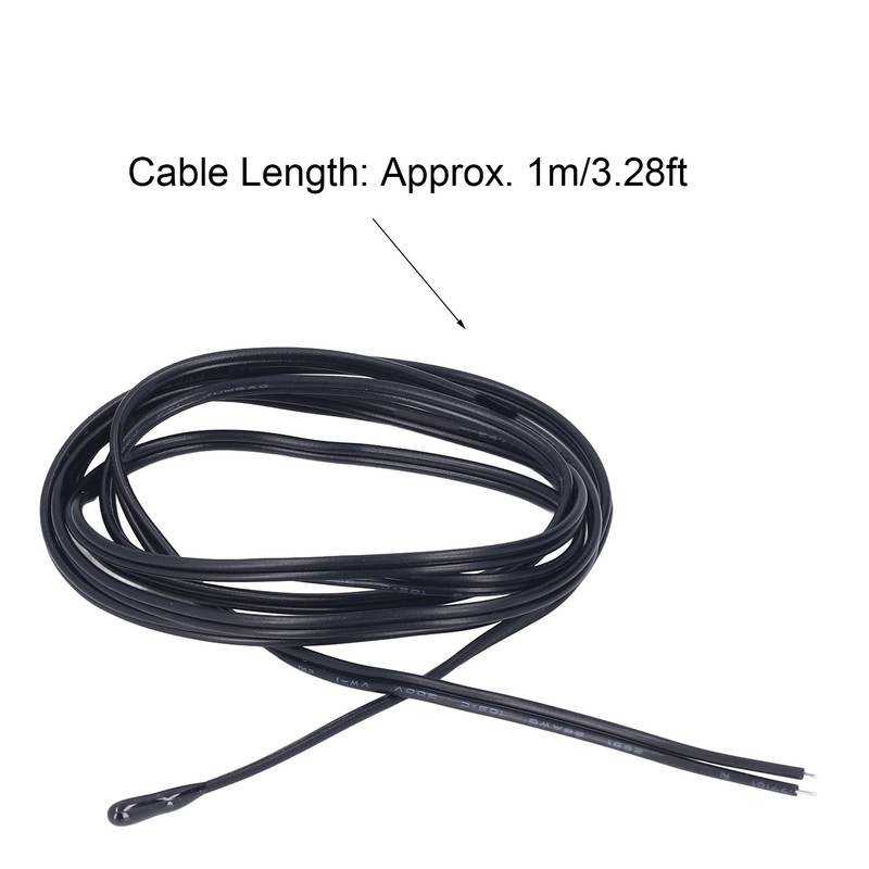 10Pcs NTC Thermistor Sensor PVC Epoxy Resin NTC Temperature Probe