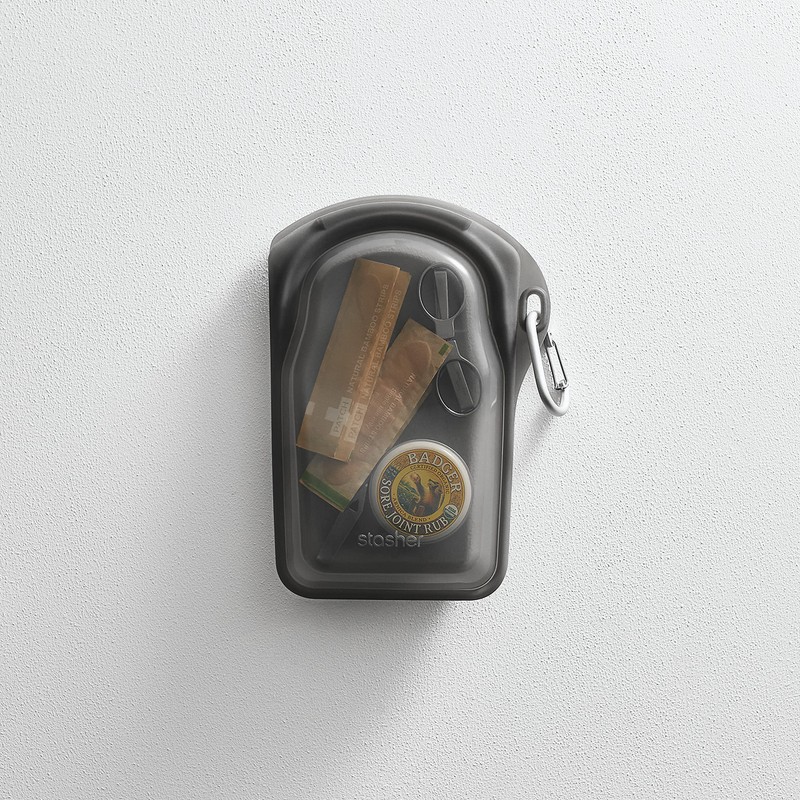 Stasher, Go Bag, Black, One Size