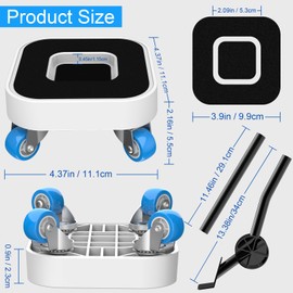 New Upgrade Furniture Sliders, Furniture Movers with Wheels, Furniture Lift Mover Tool Set with 360° Rotatable Wheels, Appliance Roller for Moving Heavy Duty Sofa, Bed, Load Capacity Up to 750lb