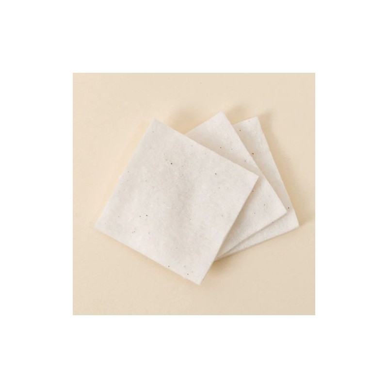 HEVEBLUE [HEVEBLUE]Bleach-free Biodegradable Stretchy 100% Cotton Pads (60ea)