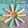 JOYIN 120 PCS Sidewalk Chalks for Kids Giant Box Non-toxic